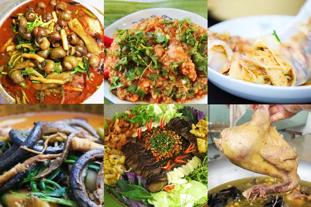 火烧猪是盈江最具代表性的特色美食选用当地小耳朵猪在猪肚里塞入香茅